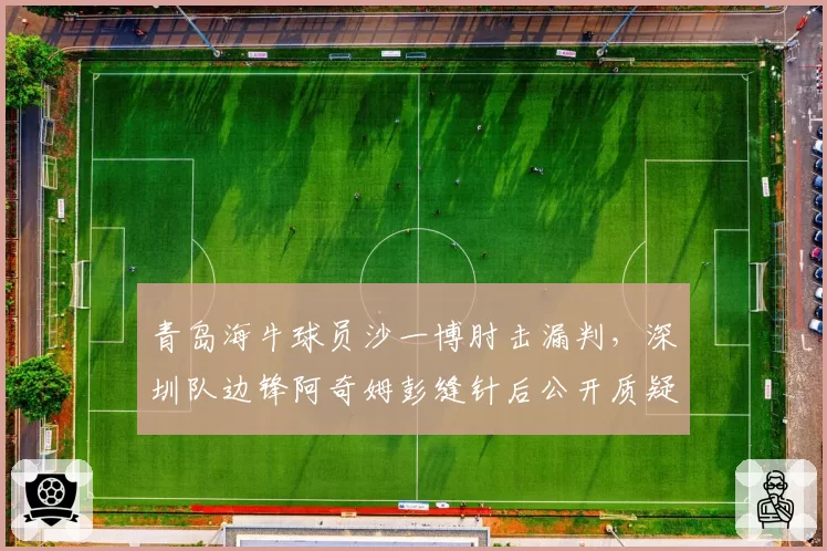 青岛海牛球员沙一博肘击漏判,深圳队边锋阿奇姆彭缝针后公开质疑裁判